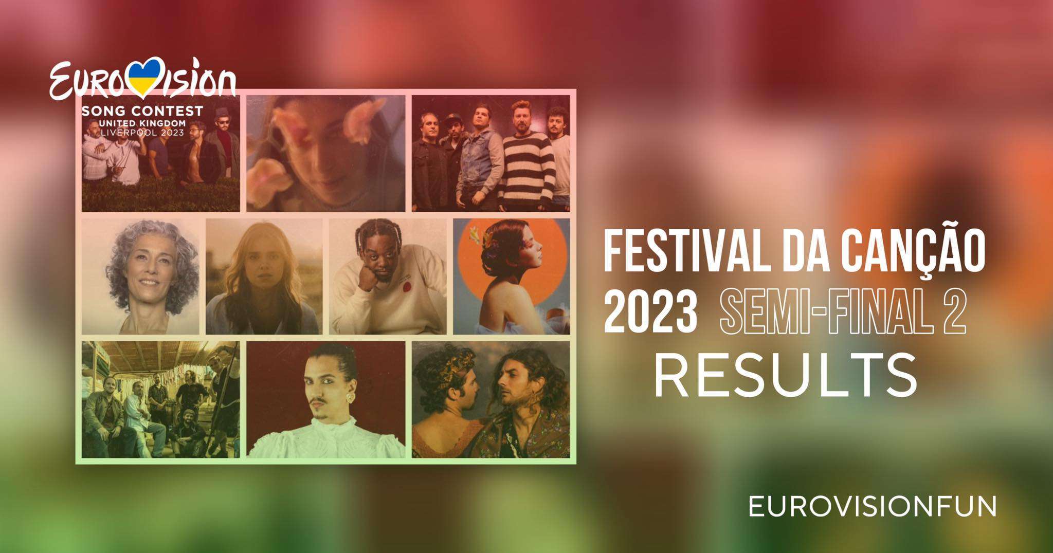 Portugal: The results of Semi-Final 2 of Festival da Canção 2023! -  Eurovision News | Music | Fun