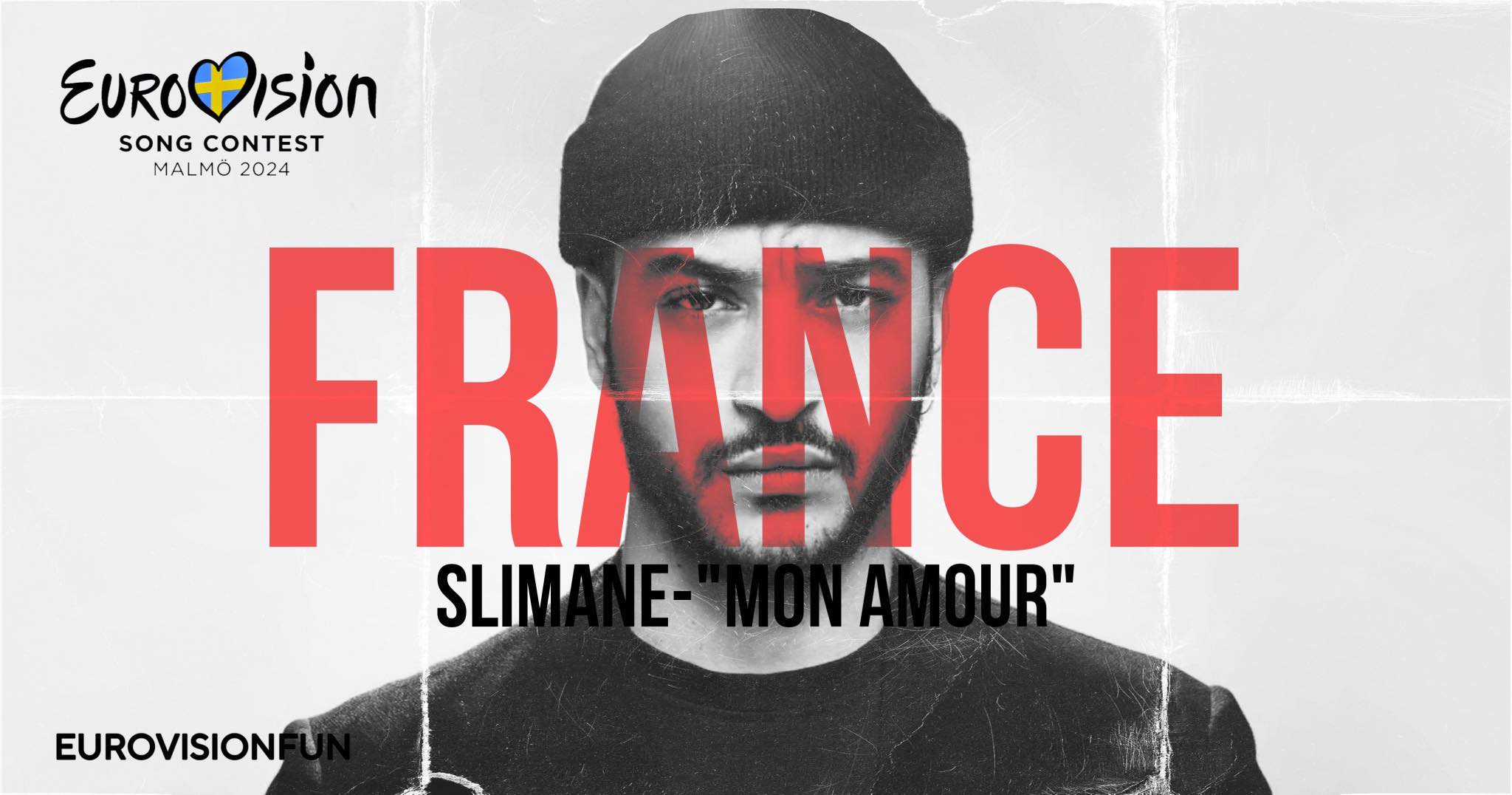 France's Melodic Debut! ! Mon amour' by Slimane is the first Eurovisi