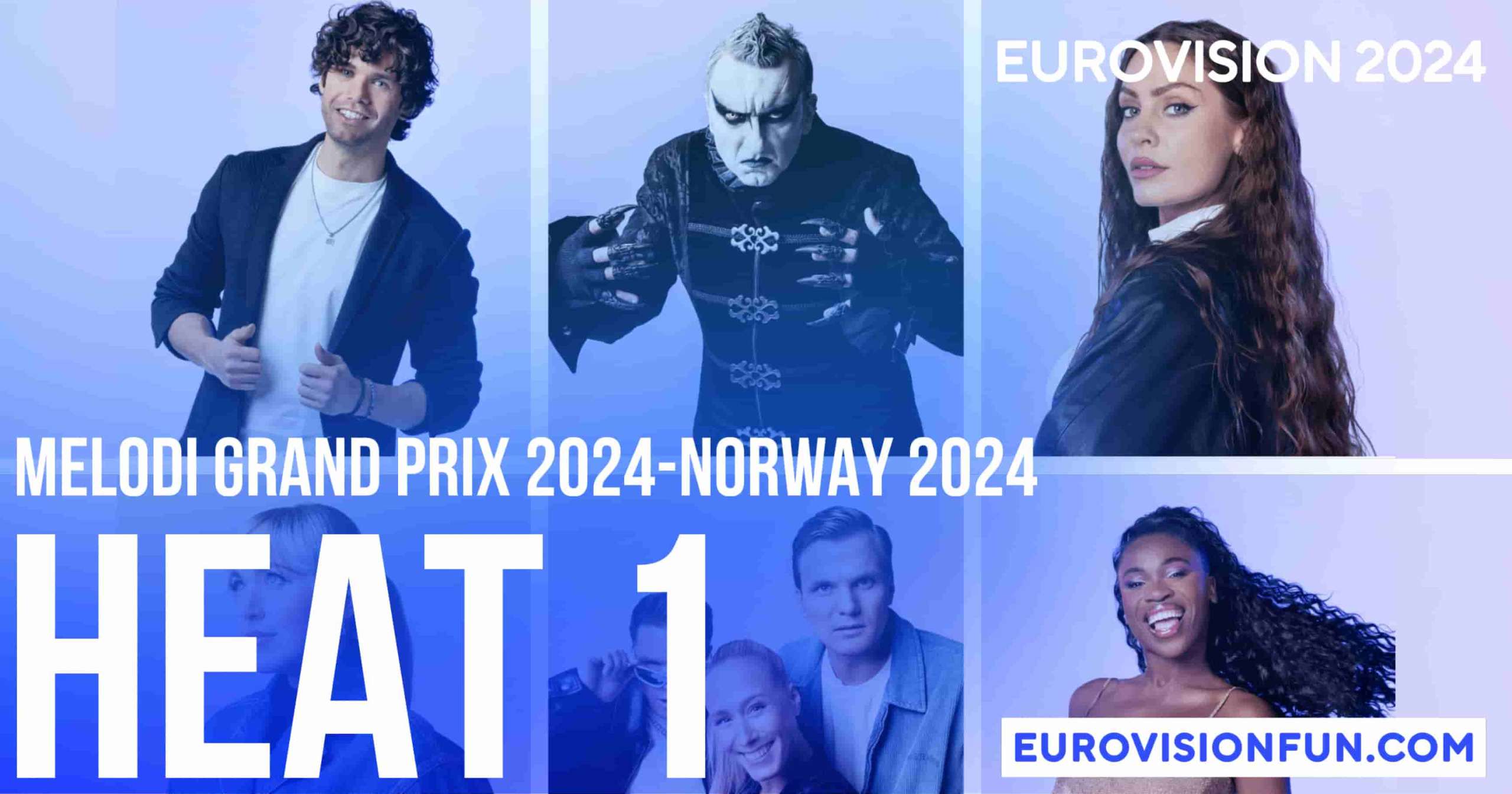 Norway Heat 1 of MGP 2024 tonight! Eurovision News Music Fun