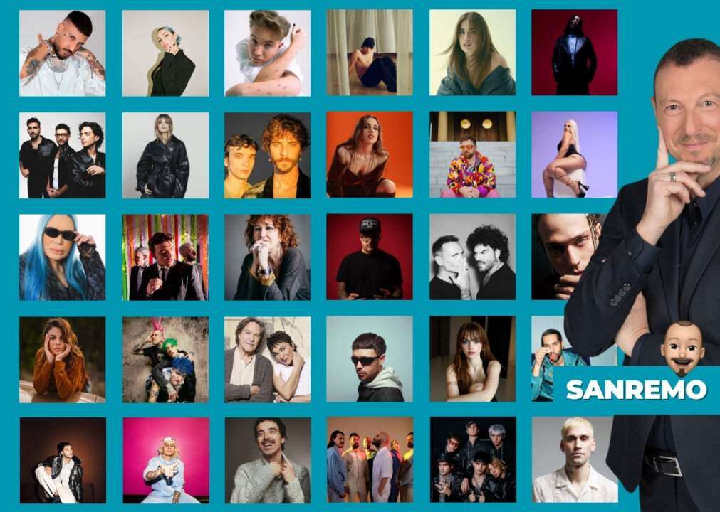 Italia: Classifica degli artisti di Sanremo 2024 sui social!  – Notizie Eurovisione |  Musica