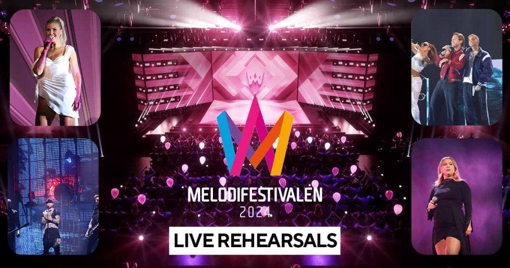 Sweden: The General Rehearsal Of The First Heat Of Melodifestivalen ...