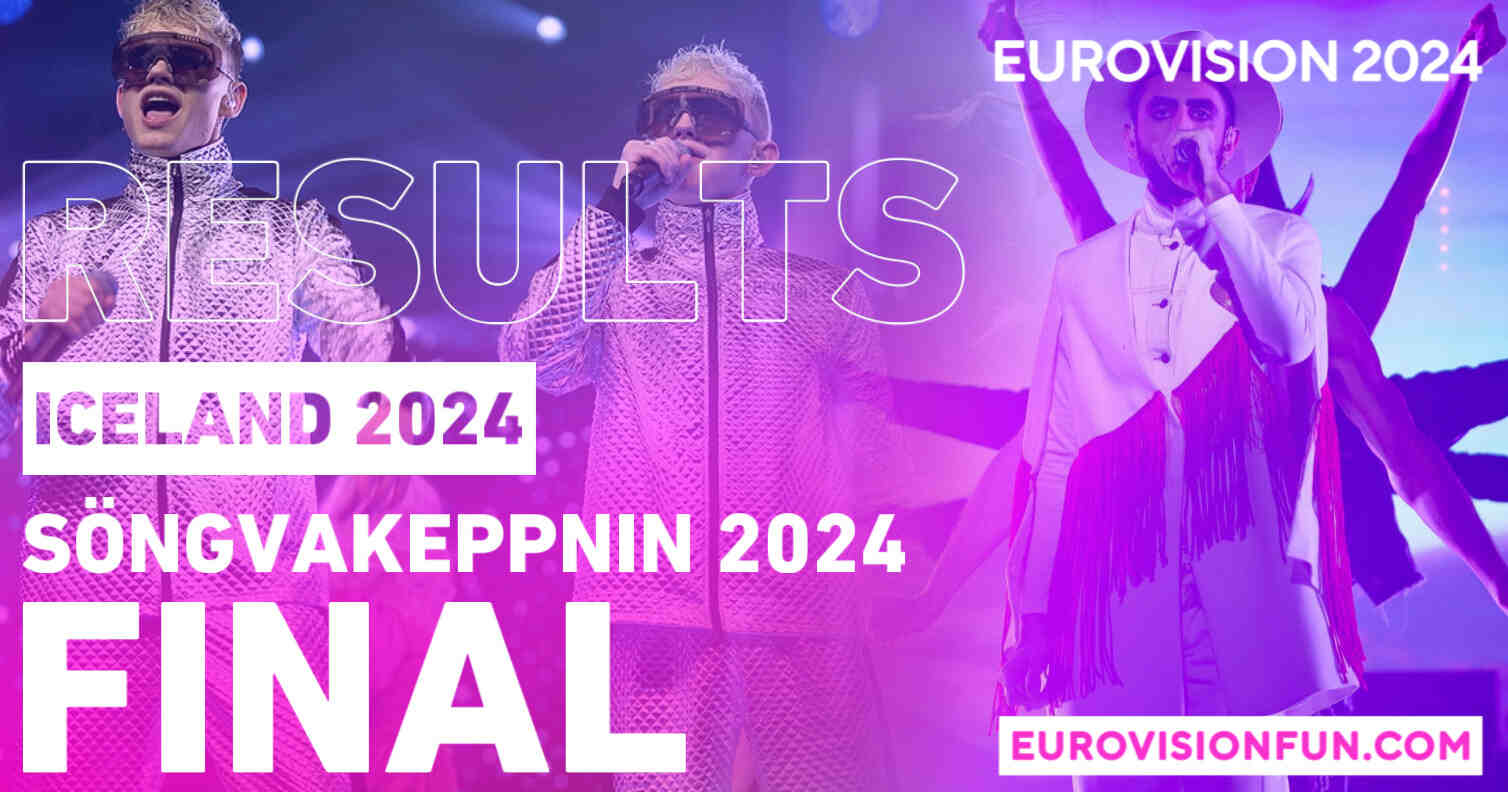 Iceland 2024 The Detailed Results Of S Ngvakeppnin Eurovision News   Iceland Results  