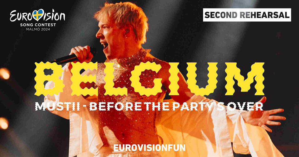 Eurovision 2024 Belgium's Second Rehearsal! Eurovision News Music Fun